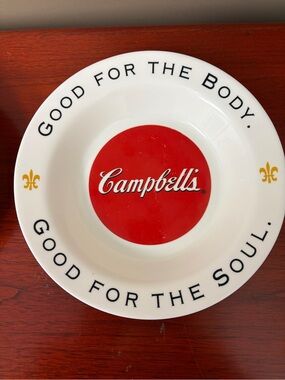 Set of 2 Vintage Arcopal Campbell’s soup bowls